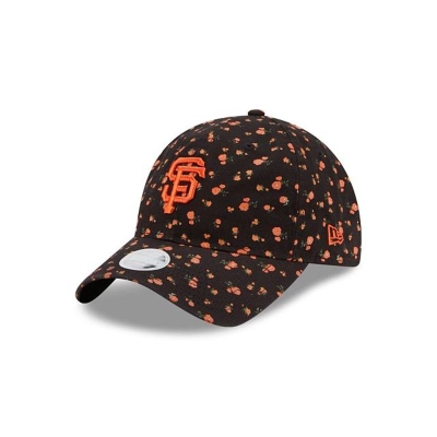 San Francisco Giants Gorra | New Era MLB Floral 9twenty Adjustable Cap Mexico - Negros